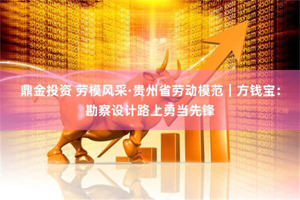鼎金投资 劳模风采·贵州省劳动模范｜方钱宝：勘察设计路上勇当先锋