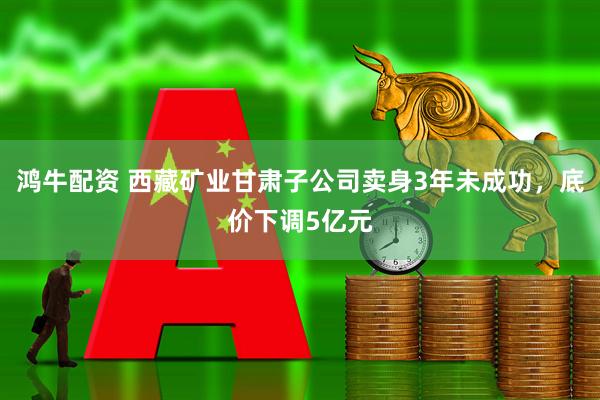 鸿牛配资 西藏矿业甘肃子公司卖身3年未成功，底价下调5亿元