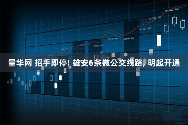 量华网 招手即停! 雄安6条微公交线路, 明起开通